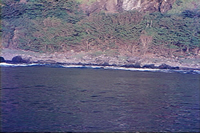 北硫黄島の海岸